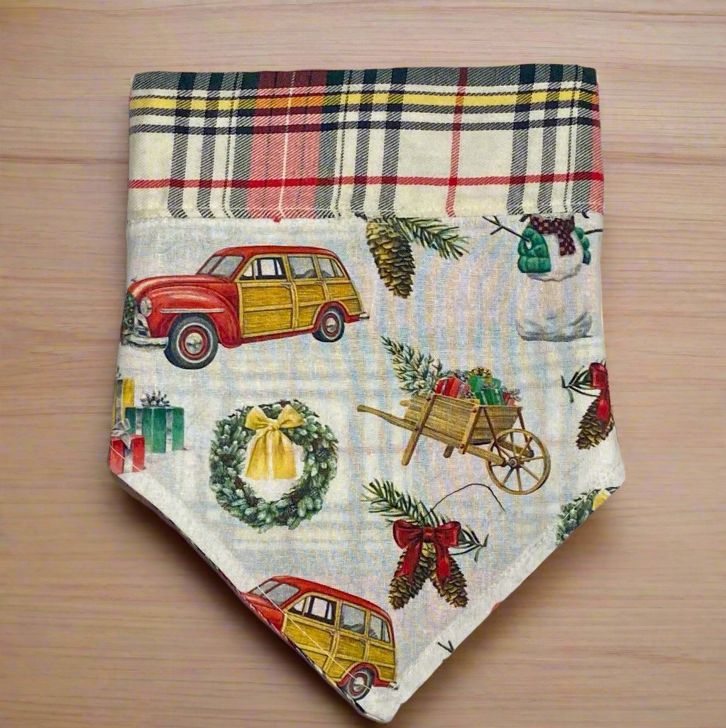 Christmas Country Memories Reversible Bandana