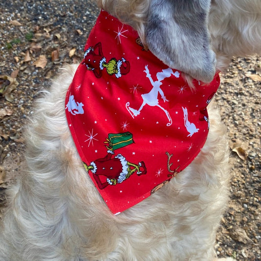 Christmas, Holiday Heart-Stealer" Reversible Bandana