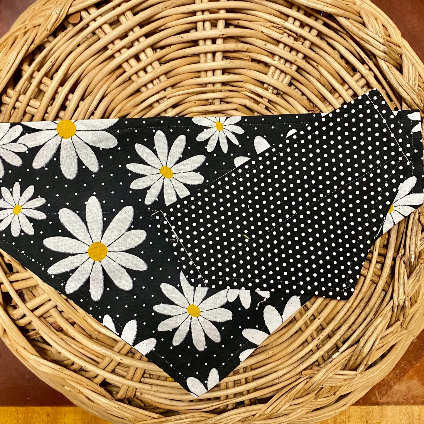 Whimsy's Daisy Delight, Reversible Bandana