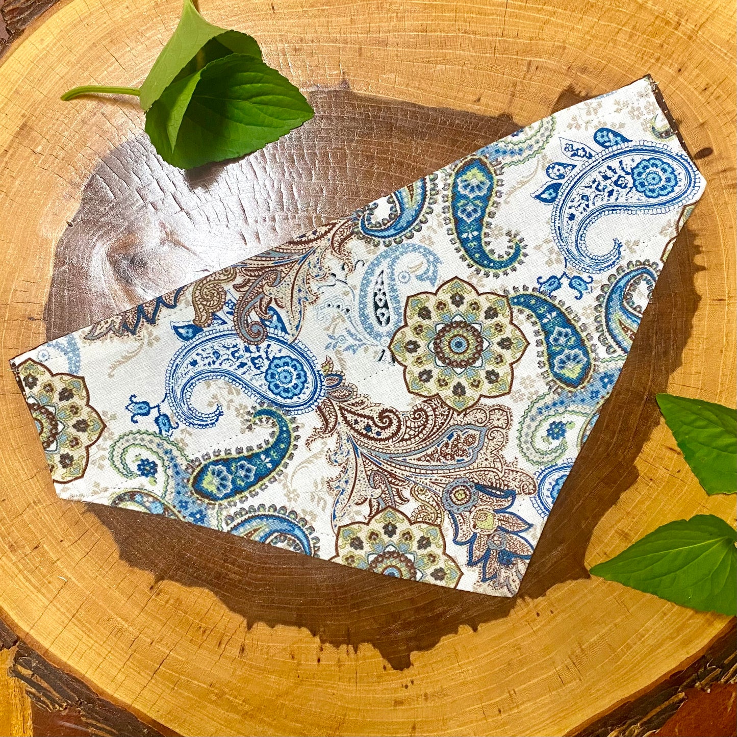 Whimsy's Classic Charm Paisley, Reversible Bandana